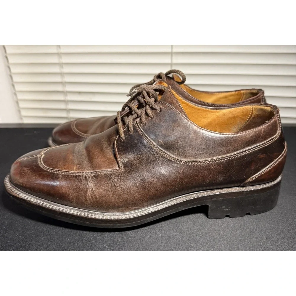 Cole Haan Oxfords Mens 9M Tan Leather Dress Shoes 14170